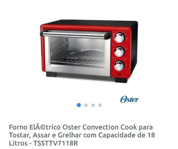 Forno elétrico Oster colection Cook 18 l 110v
