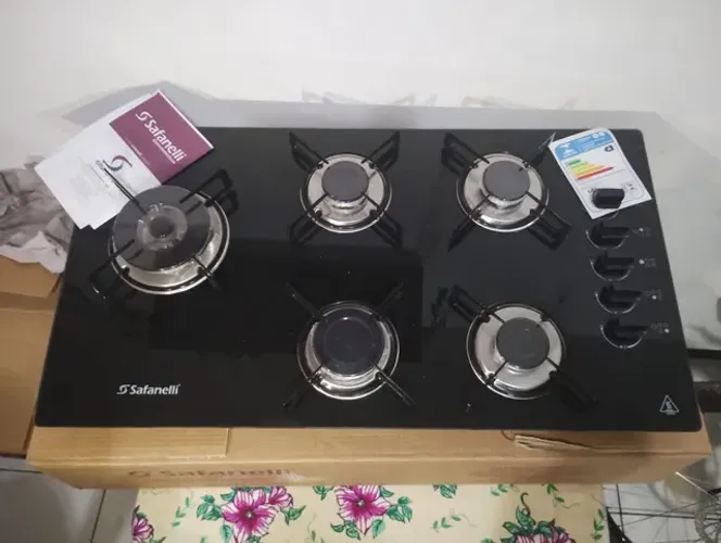 Novo na caixa. Fogão Cooktop.