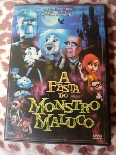 Dvd festa do monstro maluco ler descrição