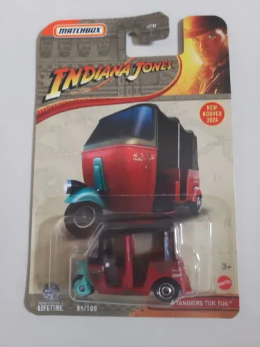 Miniatura Matchbox Indiana Jones Tuk Tuk