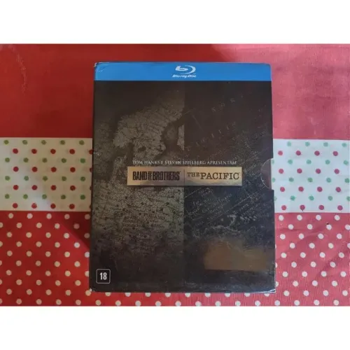 Band Of Brothers + The Pacific - Box Bluray 12 Discos Edição Nacional Tom Hanks e Stephen 