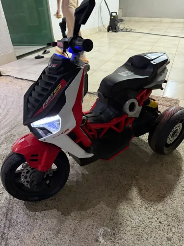 Moto Eletrica Bandeirante Italjet Dragster 200 12V Vermelha