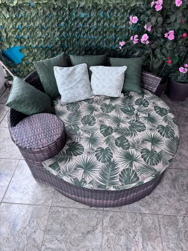 Namoradeira grande / Balanço ninho com suporte