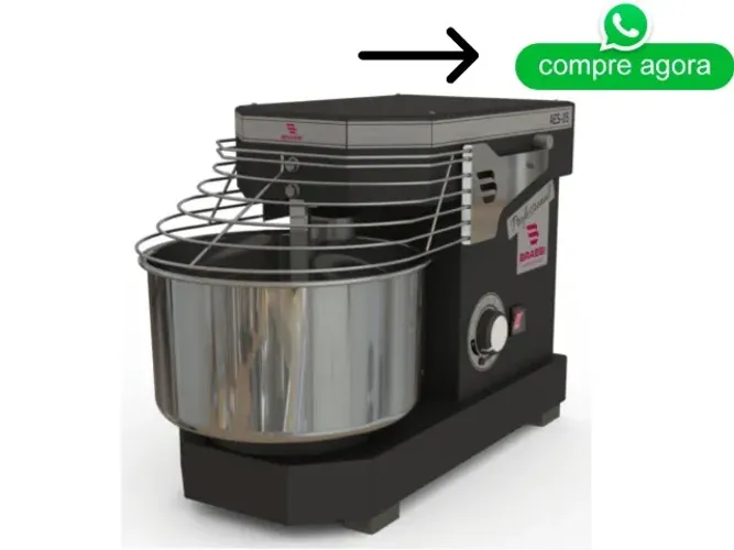 Amassadeira 5KG Espiral 10 Velocidades Braesi