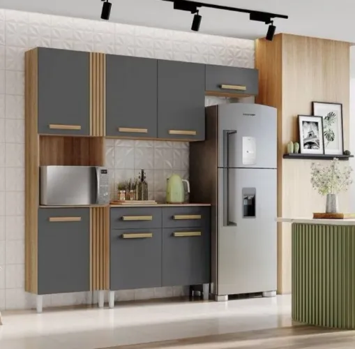 Armário de Cozinha Juma Compacta Aramoveis FAZEMOS ENTREGA!