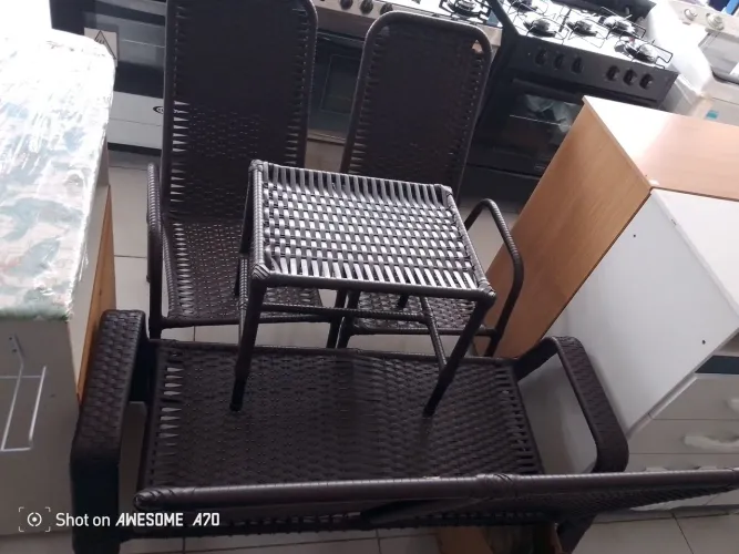 Mesa para área externa fibra sintética COM ENTREGA GRÁTIS NO MESMO DIA