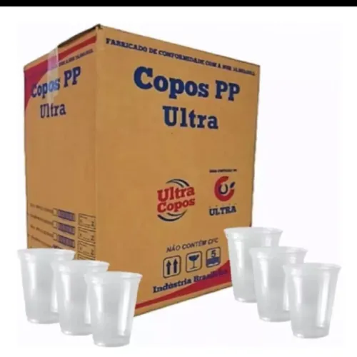 Copos descartáveis PP Ultra - 2500 unidades