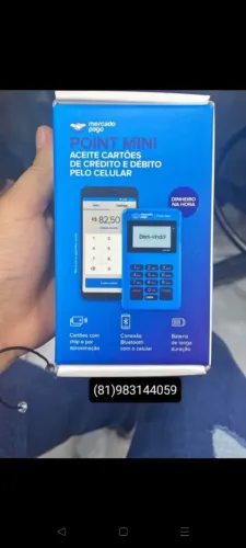 Maquininha de cartão Point Mini Mercado Pago