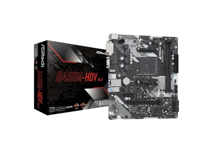 Placa mãe B450m Asrock (Nova Lacrada)