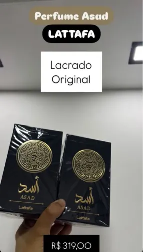 Perfume Asad Lattafa Lacrado Original