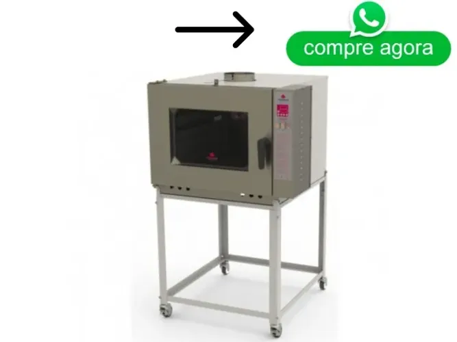 Forno Turbo 5 Esteiras a Gás Progas Bivolt