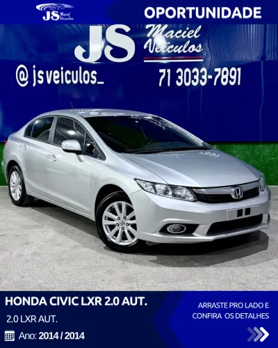 Honda Civic Sedan LXR 2.0 Flexone 16V Aut. 4P 2014