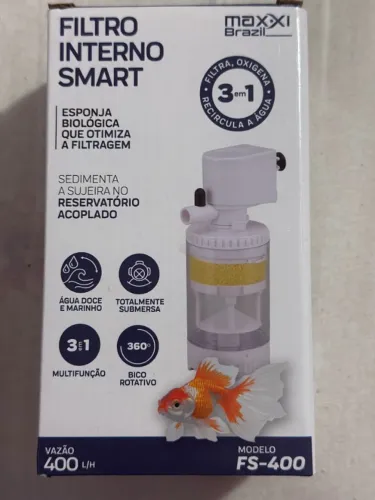 FILTRO INTERNO SMART PARA AQUARIO ATE 100 LITROS