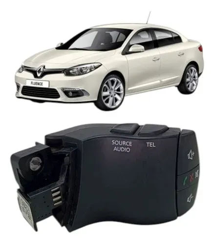 Comando Som Telefone Volante Renault Fluence 2015 2017 Usado