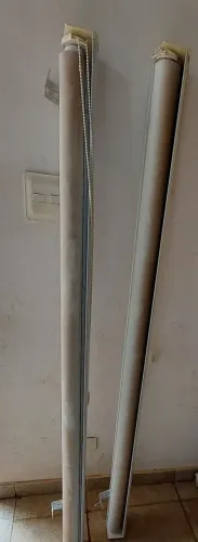 2 persianas marca solaris para janelas de 1,5 largura x 1,00 de altura