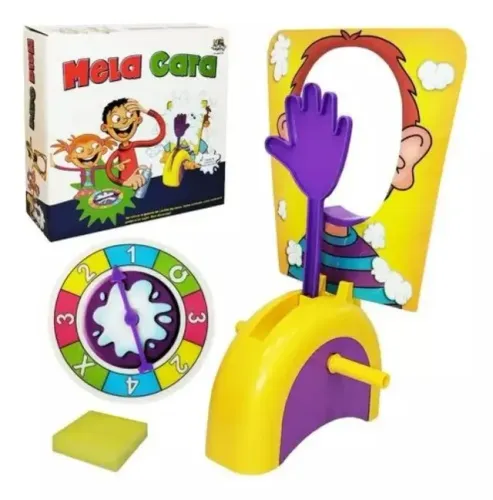 jogo mela cara brinquedo infantil divertido jogo torta na cara tk-ab2578