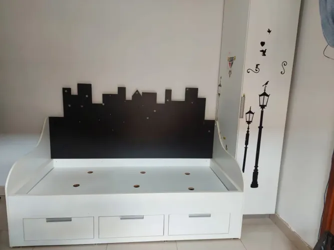 Cama gavetao solteiro infantil