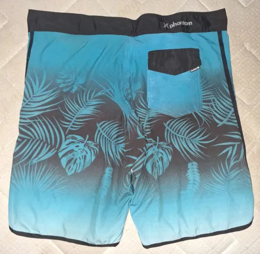 Shorts de Praia Hurley Estampado - Azul