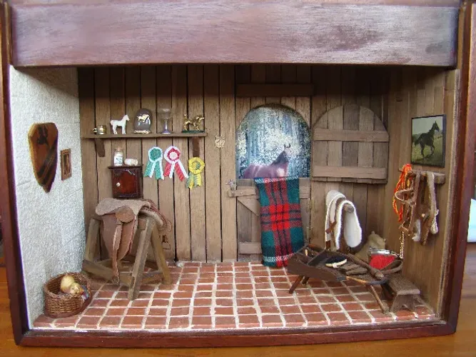 Cocheira em miniatura