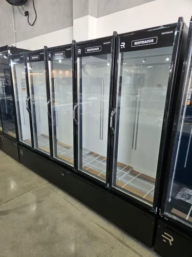 refrigerador expositor de bebidas e frios 5 portas - a pronta entrega