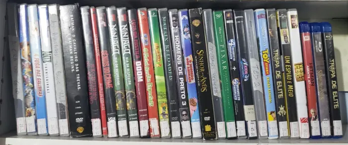 Filmes em Blu-Ray, DVD, VHS e UMD Originais Testados