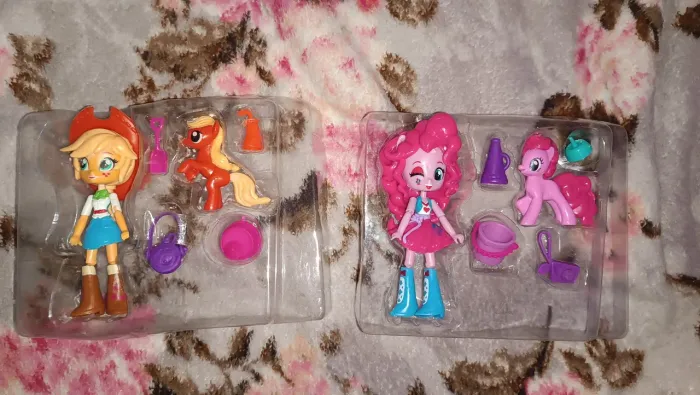My Little Pony - Bonecas Applejack e Pinkie Pie Equestria Girls