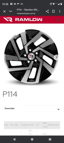 Roda aro 17 Volkswagen Tcross diamantada com preto 5x100 novas