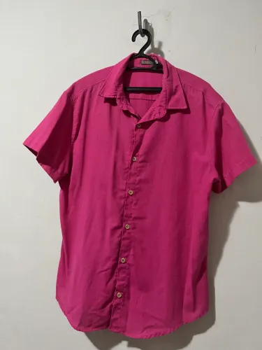 CAMISA LINHO ROSA PINK