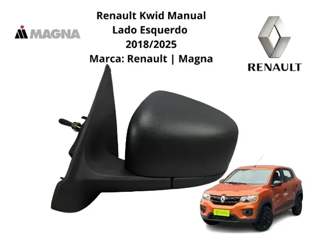 Retrovisor Renault Kwid 2018 2019 2020 2021 2022 Manual Le