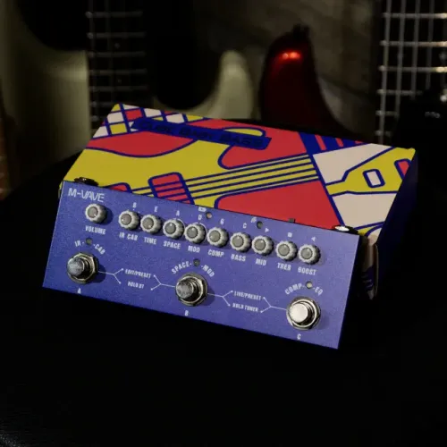 Pedal de Efeito M-VAVE Cube Baby Bass para Contrabaixo