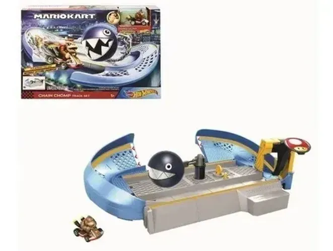 Pista Chain Chomp Mario Kart Hot Wheels Donkey Kong