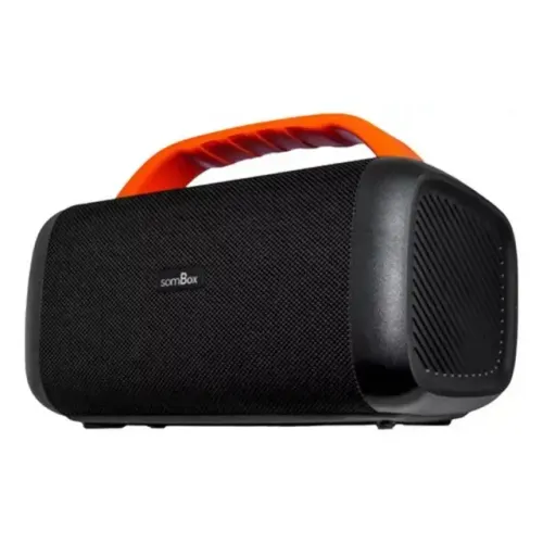Caixa de som Amplificada Portátil Bluetooth Mp3 Fm 100w RMS SomBox 3D-X608