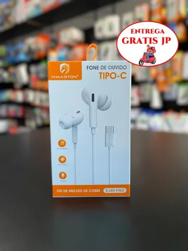 FONE DE OUVIDO INTRA AURICULAR TIPO C EJ89 PRO