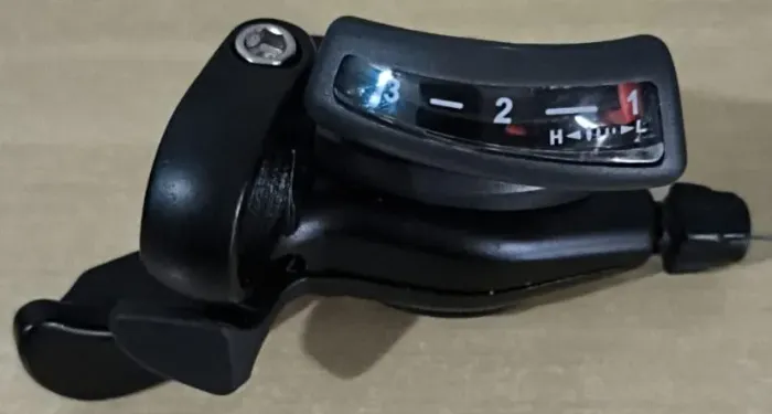 TROCADOR RAPID FIRE MICROSHIFT DIANTEIRO 3 VELOCIDADES SEM FREIO