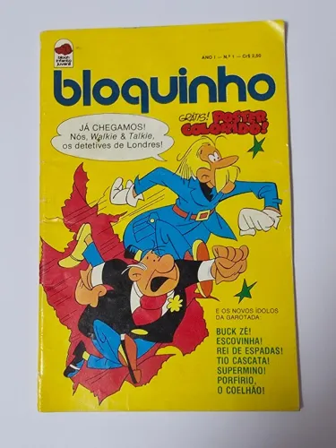 Raro Gibi Bloquinho Ano 1 Número 1 Editora Bloch 1975