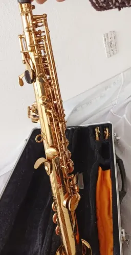 Saxofone Soprano Dourado Fontai
