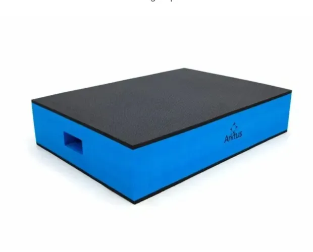 Step em EVA - 48x34x10 cm - Azul e Preto - Arktus