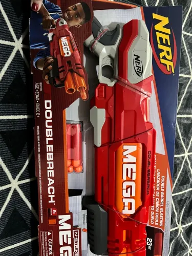 Nerf Mega Doublebreach - Lançador de Dardos