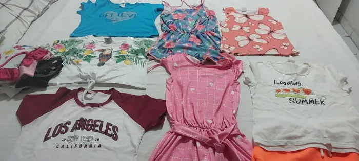 Kit roupas menina até 12 anos