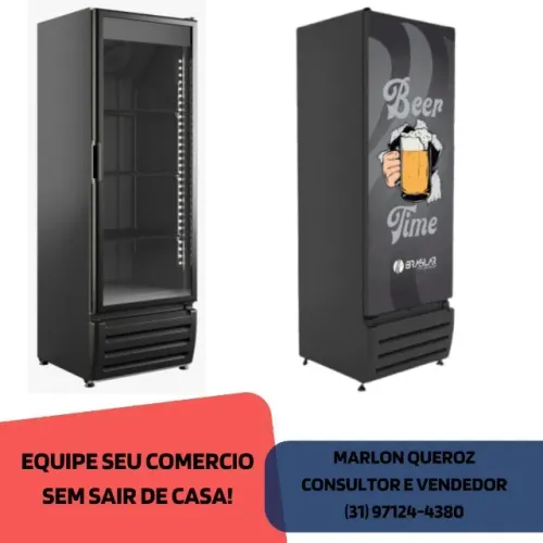 Cervejeira Braslar 500L Tampa Cega / Vidro Nova 127-220v