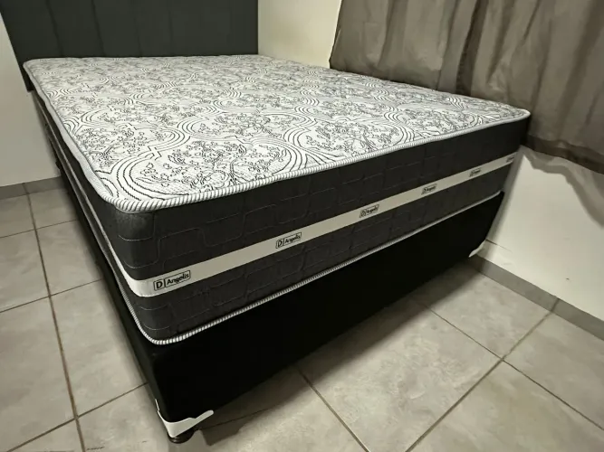 Cama casal Anjos molas ensacadas novo promoção 