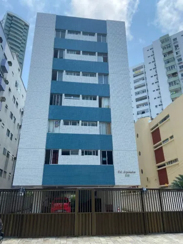 3 quartos amplo (104m²) a 1 quadra do mar em Boa Viagem | nascente e ventilado