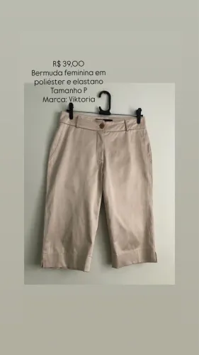 Bermuda feminina tamanho P