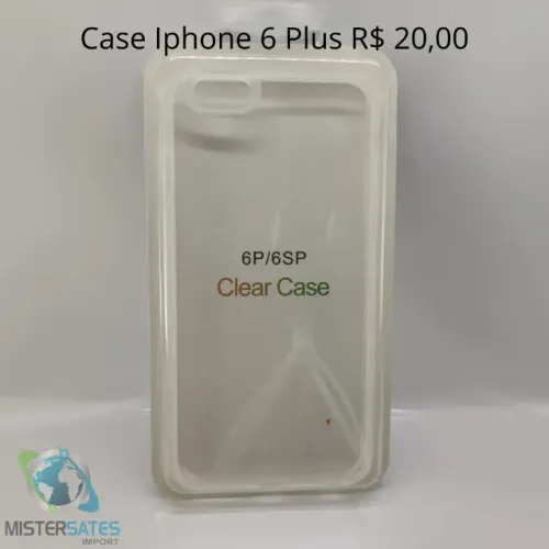 Case Capinha Transparente Iphone 6 Plus - COD 1048