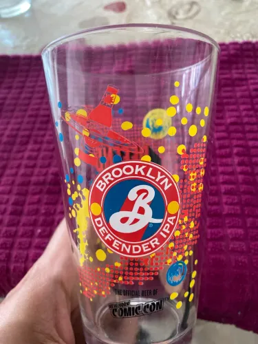 Copo cerveja Brooklyn Beer comic con