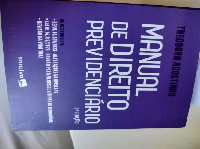 Livro Manual de Direito Previdenciário