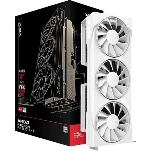 Placa de Vídeo XFX Swift Radeon RX9070 XT 16GB GDDR6 PCI-Express - Lacrado na caixa
