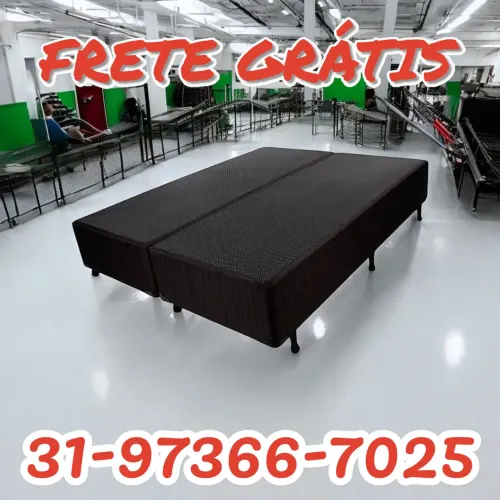 BASE BOX CASAL BIPARTIDA NOVAS / DIRETO DA FÁBRICA / ENTREGA IMEDIATA