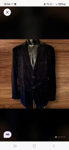 Blazer de Veludo Preto