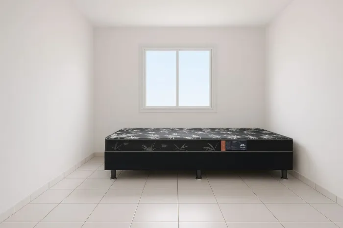 Cama solteiro nova com colchão promoção de fábrica hoje